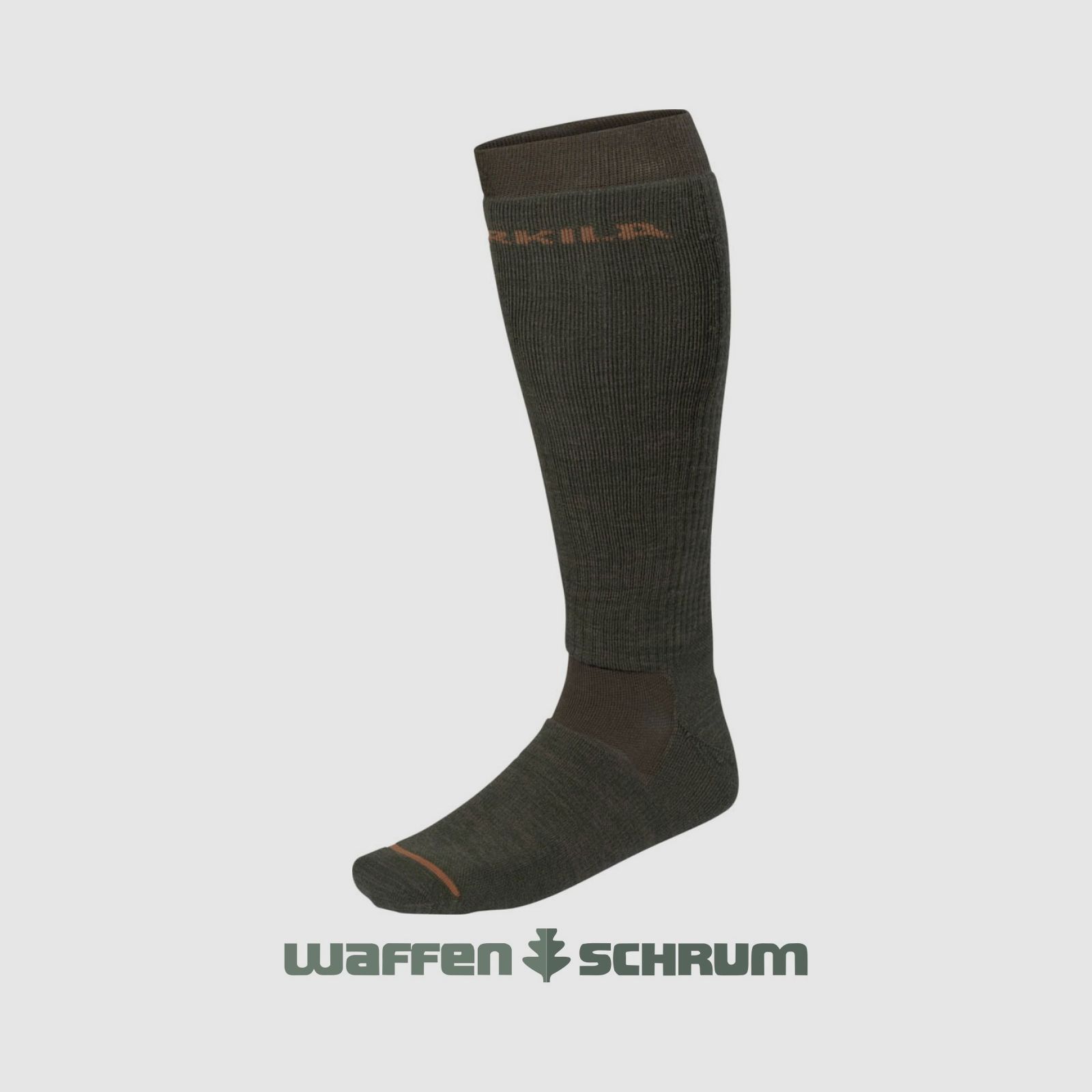 Chaussettes Härkila Pro Hunter 2.0 longues vert saule/marron ombre