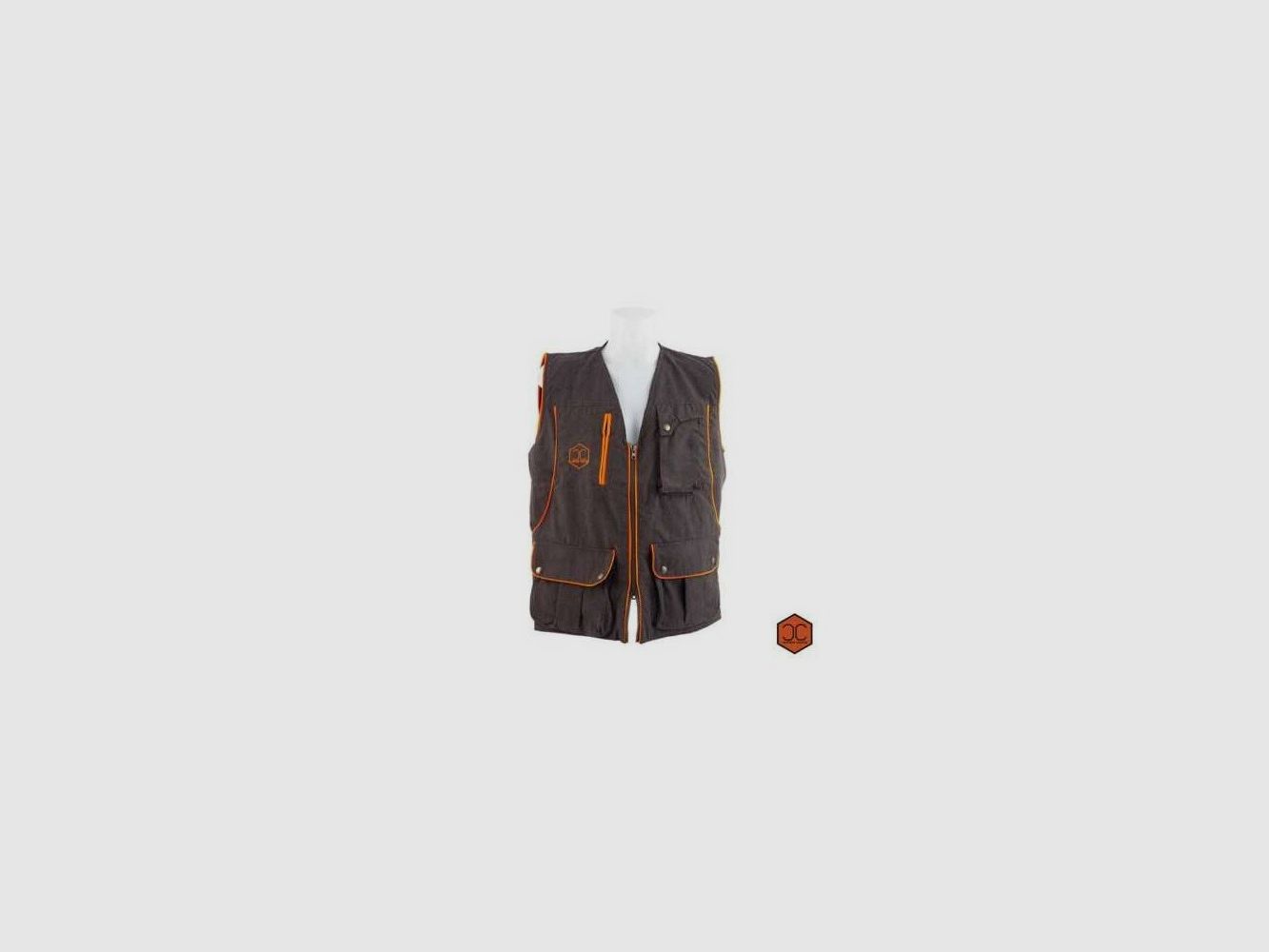 GILET KAMIKAZE ORANGE Capone Caccia, image 2 sur 5