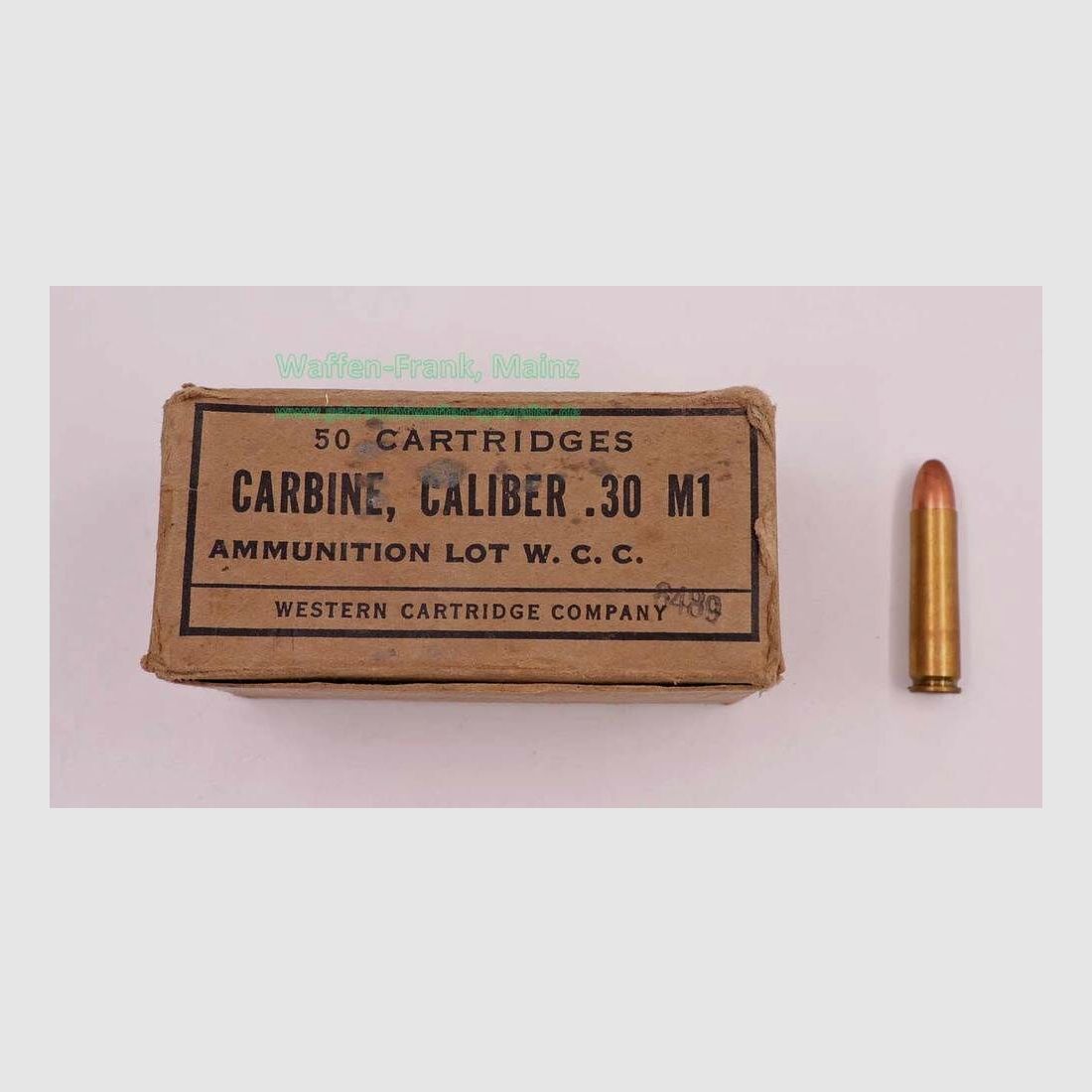 Wester Cartridge Company, USA Rifle Cartridges .30 Carbine/M1