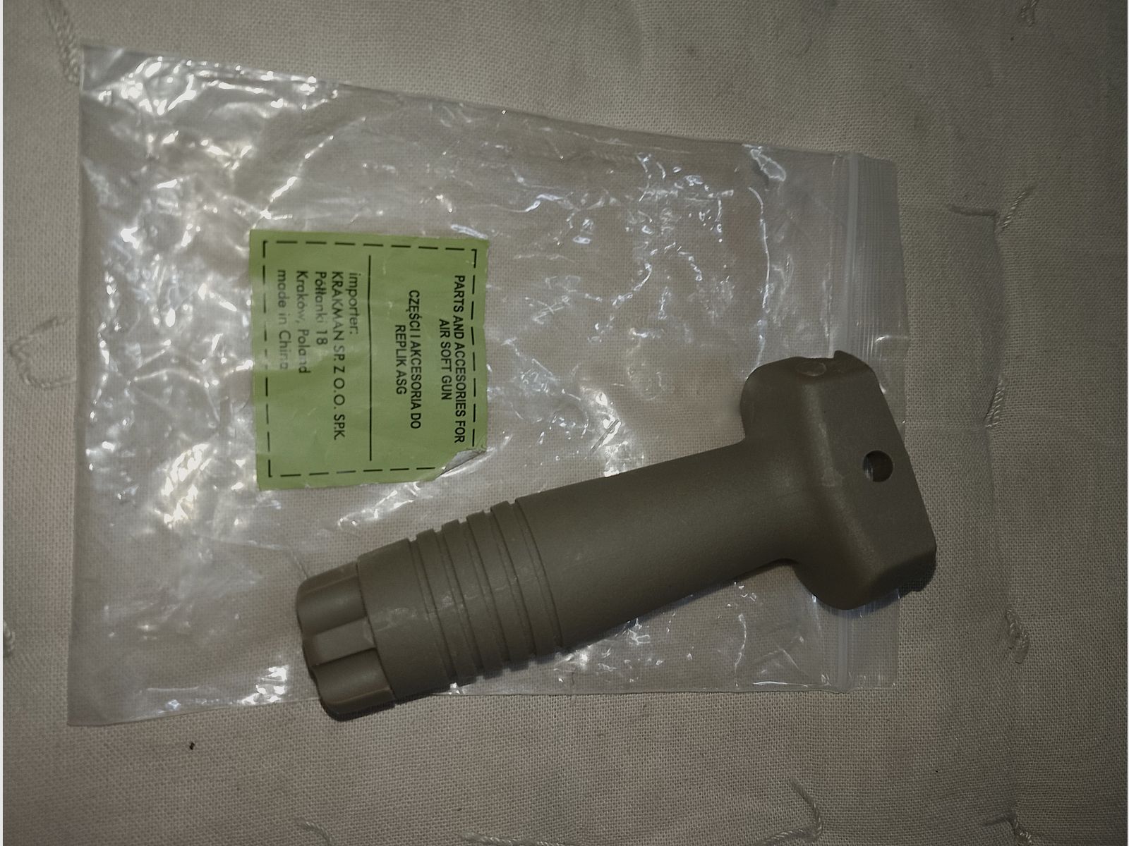 Poignée avant Grip camouflage beige poignée universelle Airsoft Softair Paintball arme fusil Picatinny monté rapidement