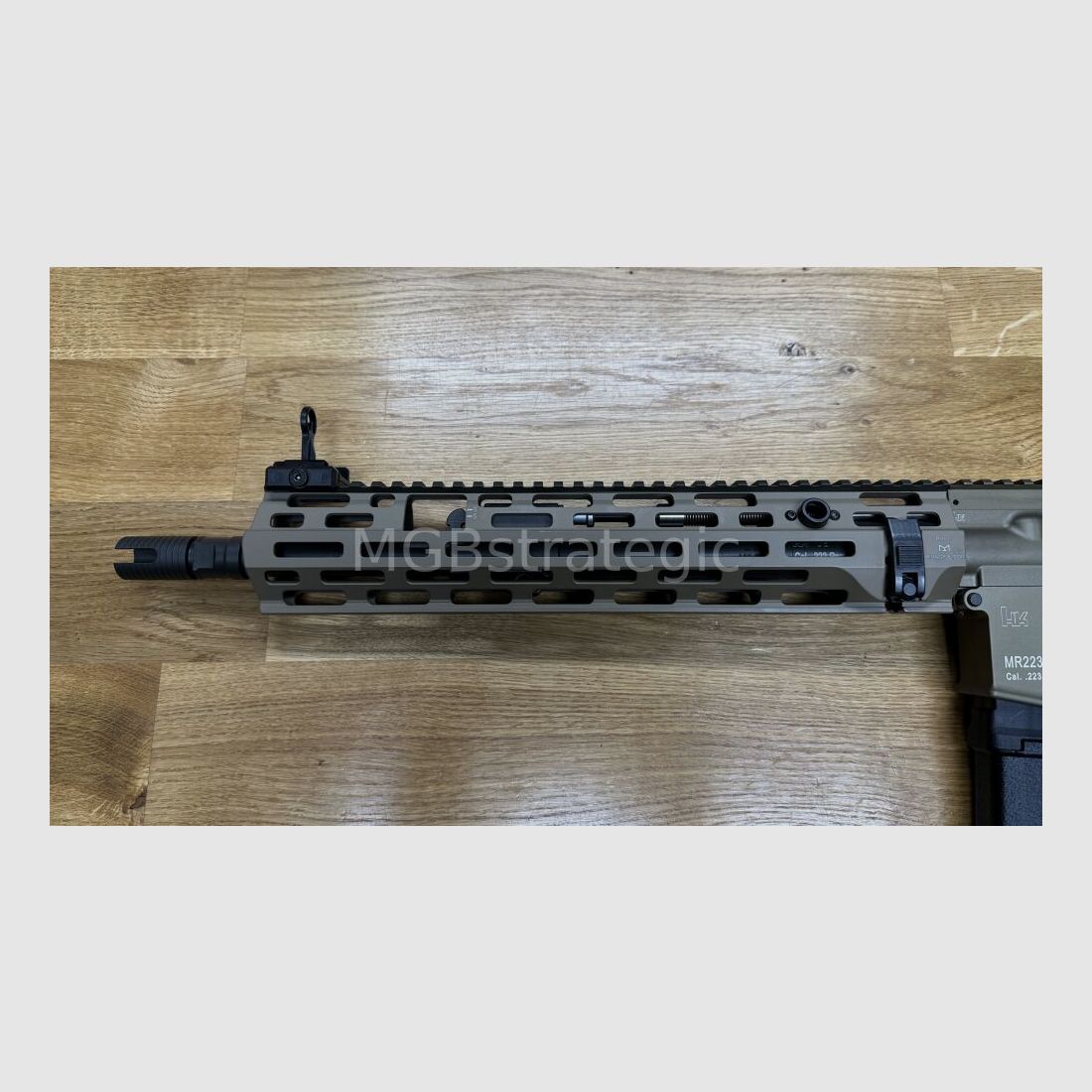 Heckler & Koch MR223 A3 Slim-Line 14.5" barrel - M-LOK handguard semi-automatic rifle .223Rem - long M-LOK handguard - many other H&K tuning parts - similar to KSK G95K - civilian version H&K G95K with G95K upgrades / HK416 H&K 416 / MR 223 A3