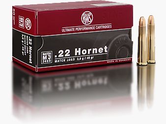 RWS .22 Hornet Match Jagd Hunting 3,0g 46grs