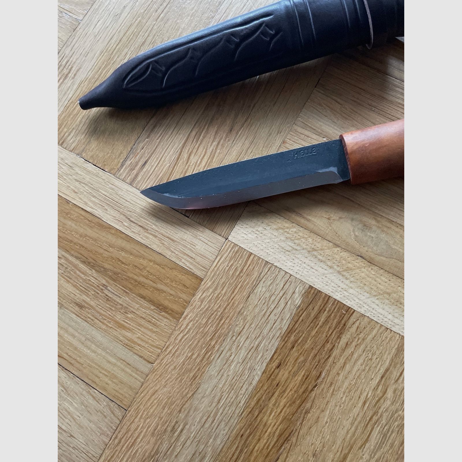 Helle Viking 96 Neuf, acier au carbone