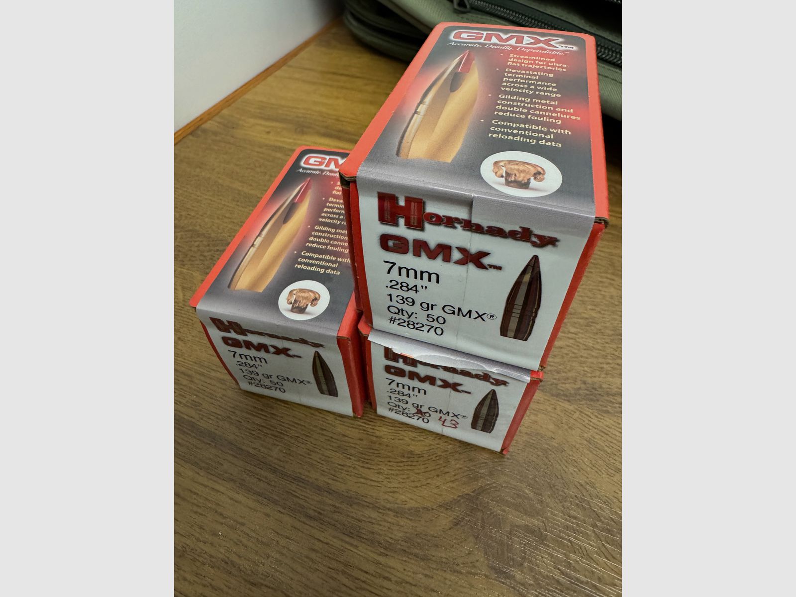 Hornady GMX 7mm 9g/139grs bullets 143 pieces