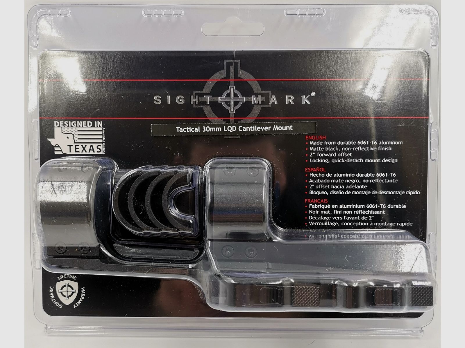 Sightmark Tactical AR 30mm LQD Montage Fixed Cantilever Mount AR-15 15 10 SLB Klemmontage PPC IPSC