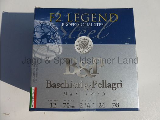B&P, Baschieri & Pellagri F2 Legend Steel, 2.5mm, 24g, maat 7