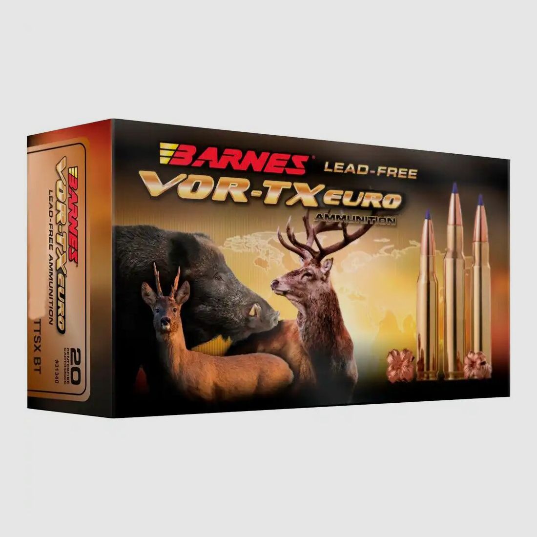 BARNES Munition BARNES VOR-TX 308WIN 150Grs TTSX BTEURO