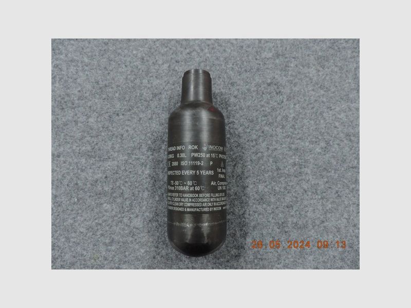 FX Carbon-Bottle 300 cc, 250bar, für Pressluftwaffen