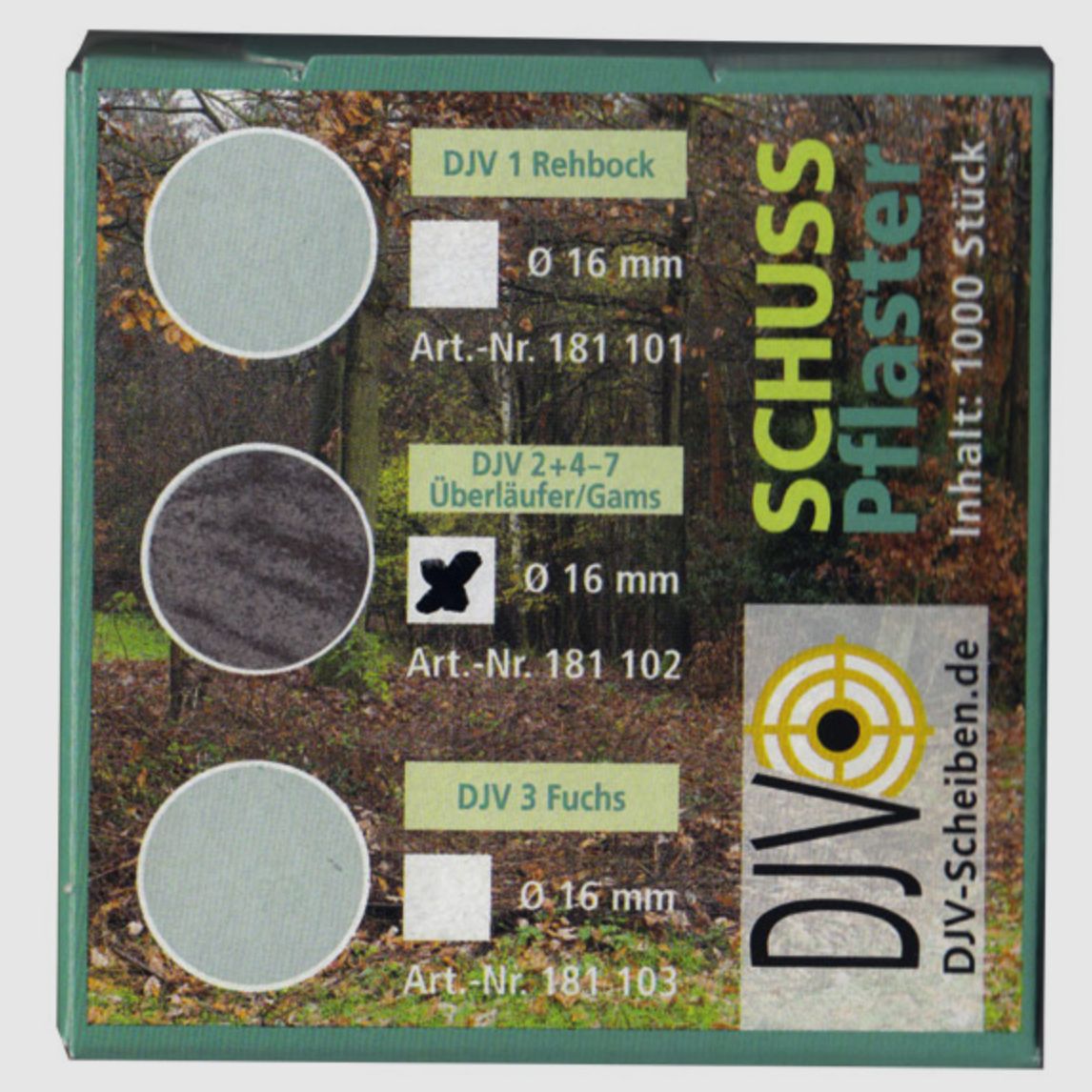 DJV 38981000 Schusspflaster grau