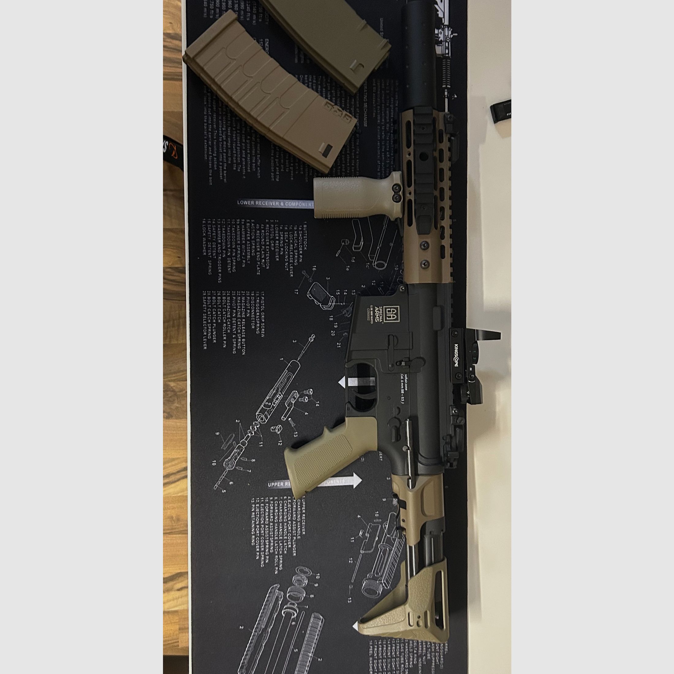 Specna Arms C12 Core Half Tan 0,5J Airsoft comme neuf !!