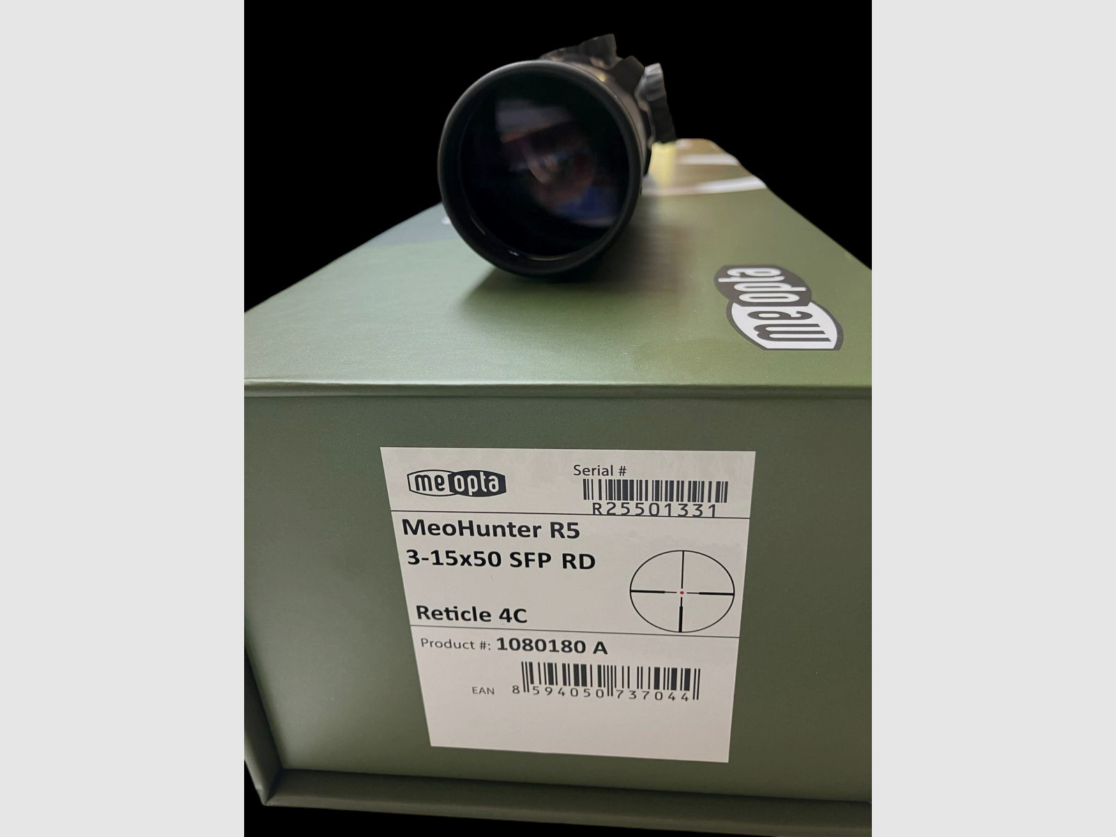 0€ verzendkosten " Nieuwe goederen " Pakketaanbieding: Haenel herhalingsgeweer Jaeger NXT Composite Kal. 8x57 IS met Meopta richtkijker MeoHunter R5 3-15x50 SFP RD volledig gemonteerd op EAW opklapmontage BLUE-LINE voor Picatinny-rail