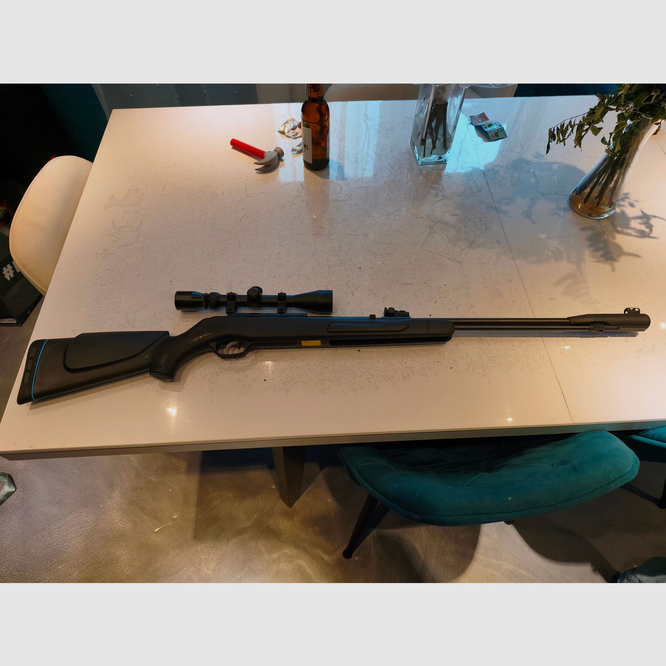 Carabina de aire comprimido calibre 5,5