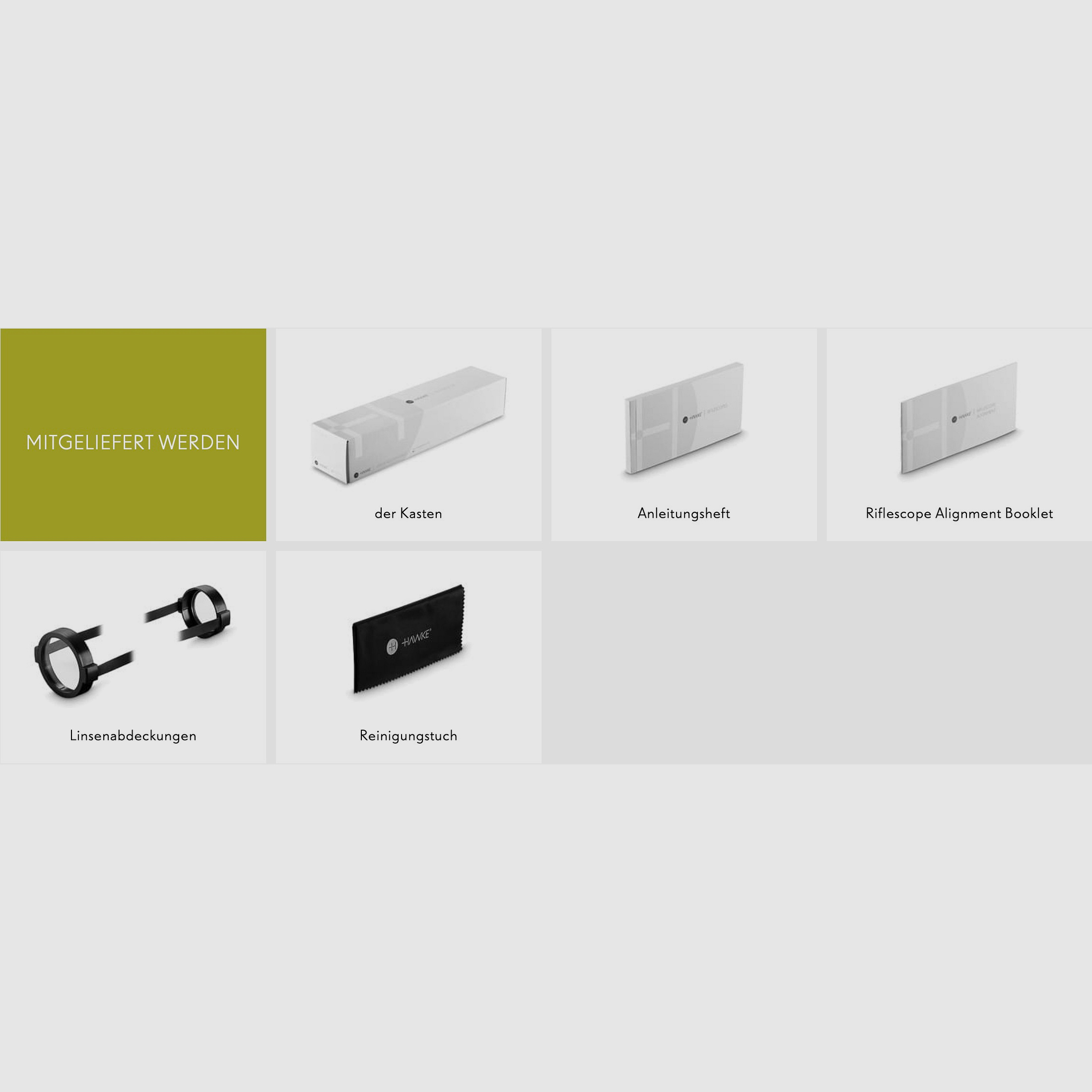 HAWKE 14297 Zielfernrohr Vantage 30WA SF 6-24x50 Half Mil DOT Leuchtabsehen MRAD