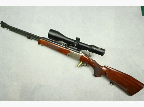 Merkel hand-spanner including Meopta ZF B4 double rifle mountain rifle