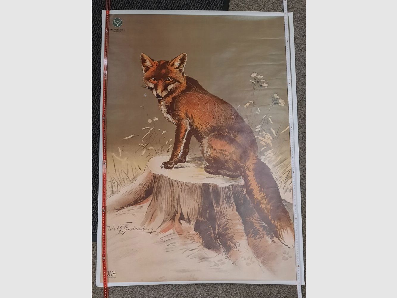 Schießscheibe Jagdscheibe Wildscheibe