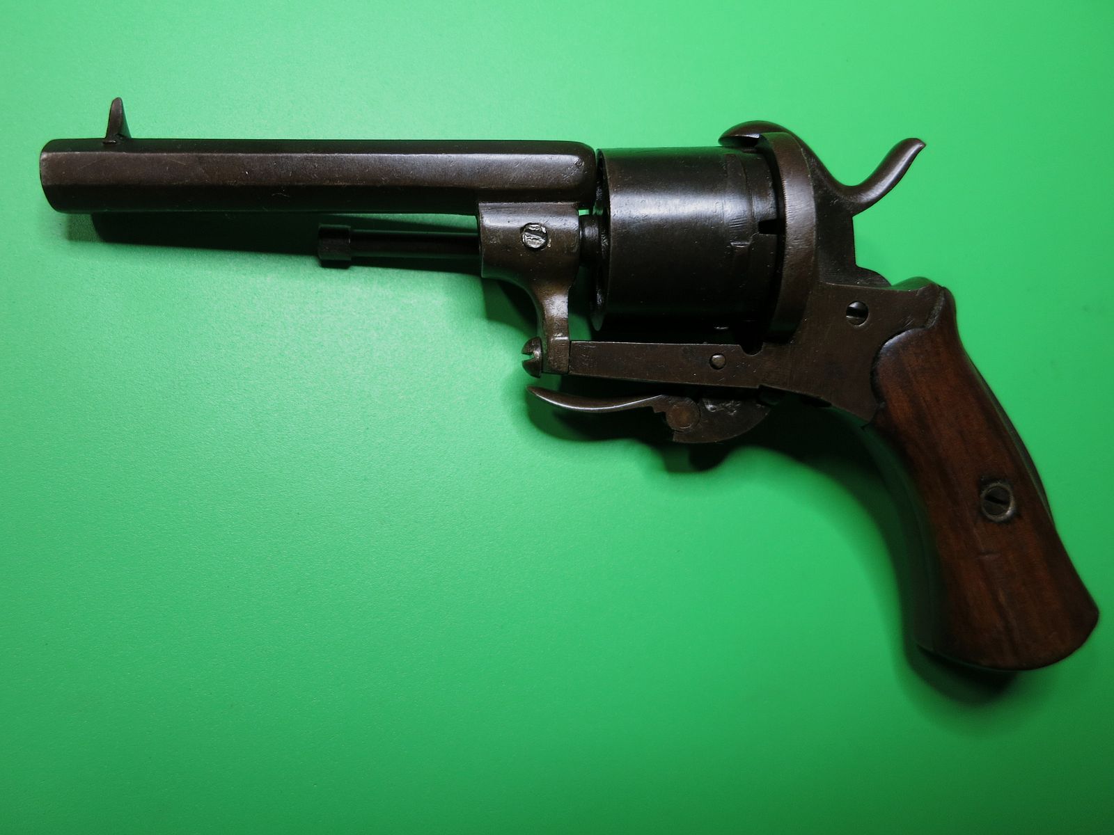 Revolver, Lefaucheux-Stiftfeuerrevolver M1854, Kal. 7 mm, Zivileproduktion     #83