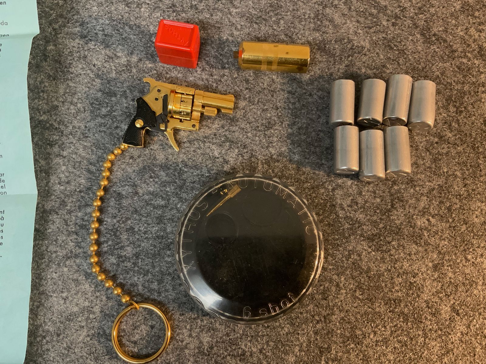 REVOLVER XYTHOS AUTOMATIC MINI Vergoldet