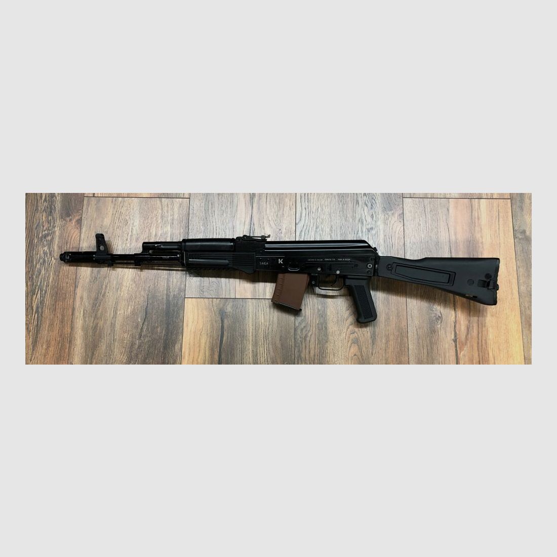 Izhmash Saiga MK 105 - półautomatyczna karabina 5,45x39 cywilna AK74M - długość lufy 415 mm - składany kolba - wersja cywilna - system AK74 AK47