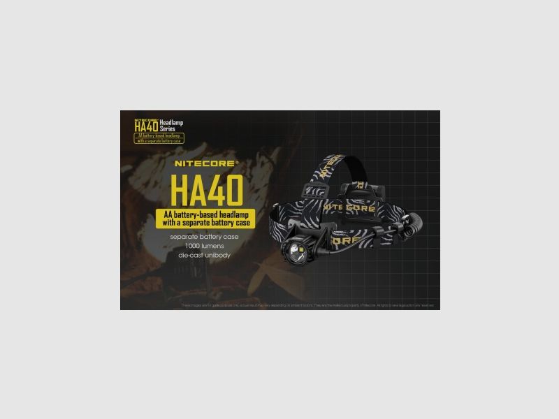 Nitecore HA40 Stirnlampe 1000 Lumen, Bild 7 von 21