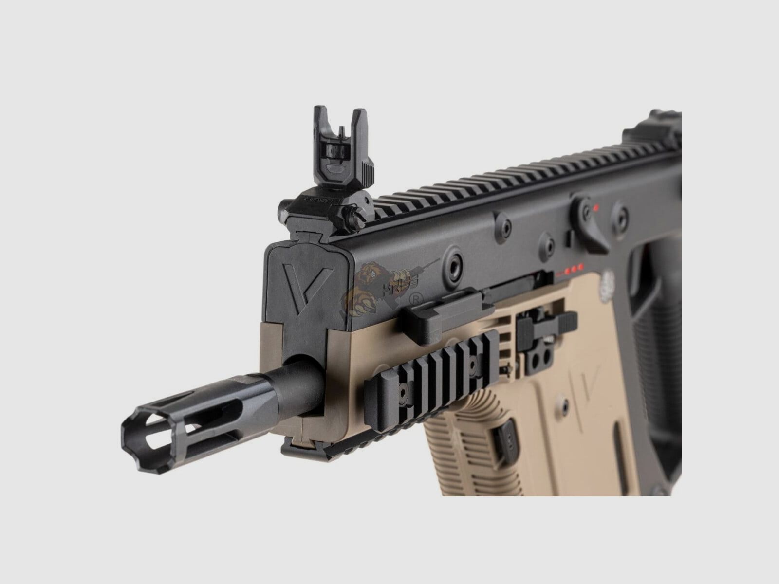 Kriss Vector V2 Airsoft en Duet Tone Noir / Tan - max. 0,5 Joule (Krytac)