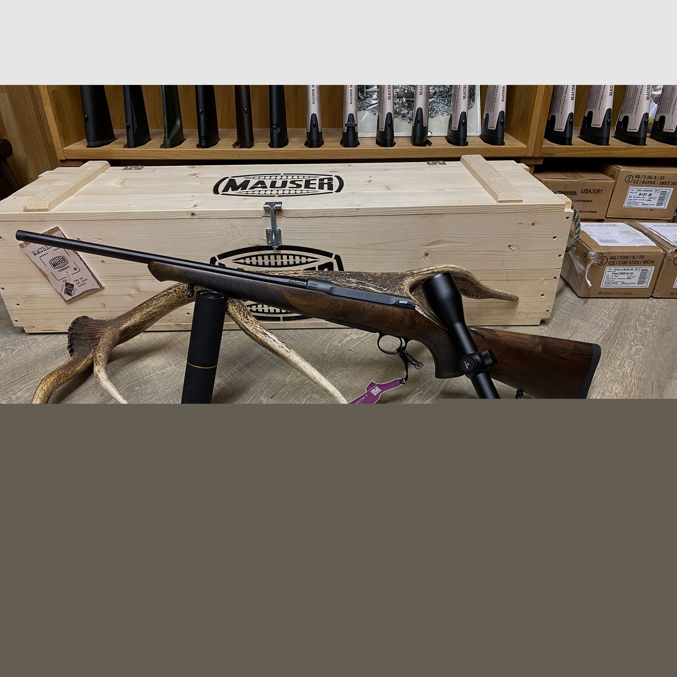 Sauer 100 Artemis VS, met Kite B6 2-12x50