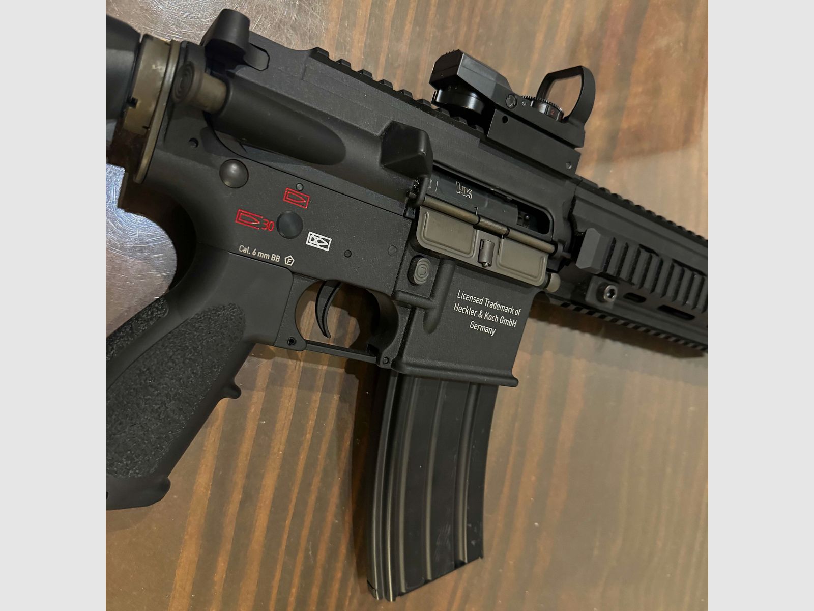 HK 416 D (Airsoft) in einem sehr guten Zustand (kaum benutzt)