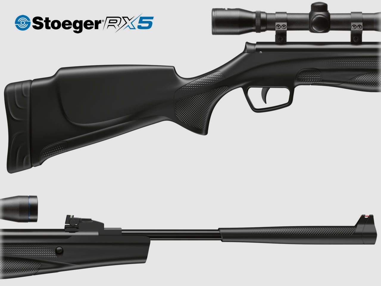 Luftgewehr Stoeger RX5 Combo Zielfernrohr 4x32 Synthetikschaft Kaliber 5,5 mm (P18)