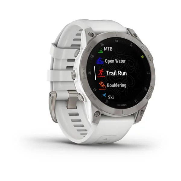 GARMIN Smartwatch EPIX 2 Sapphire White Titanium, image 4 of 22