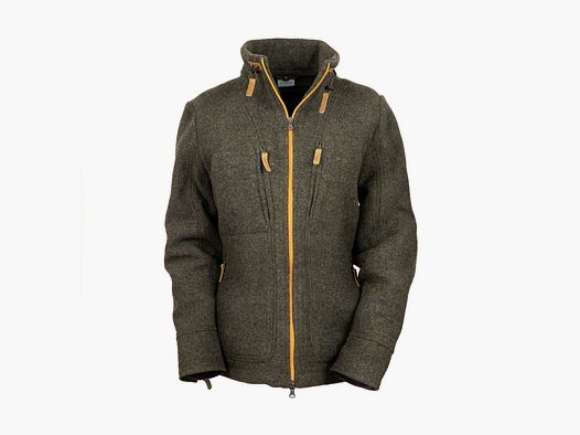 Lodenfleecejacke "Kragenwally" Mod. 2023, Schiefer