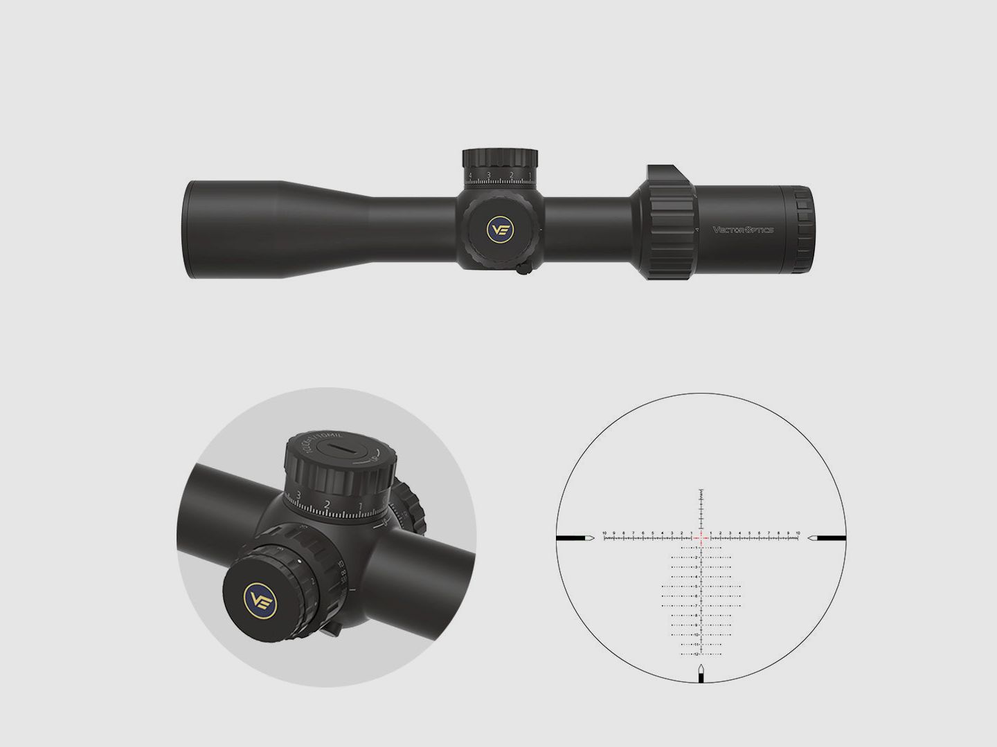 Vector Optics SCFF-45 Tauron 4-16×44 HD MIL