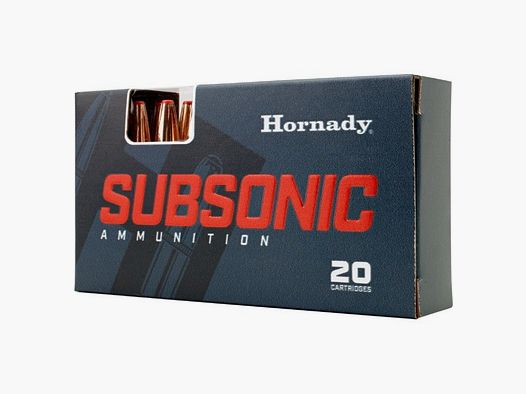 HORNADY 82742 SUBSONIC AMMO .45-70 GOVT 410GR SUB-X 20/200/1