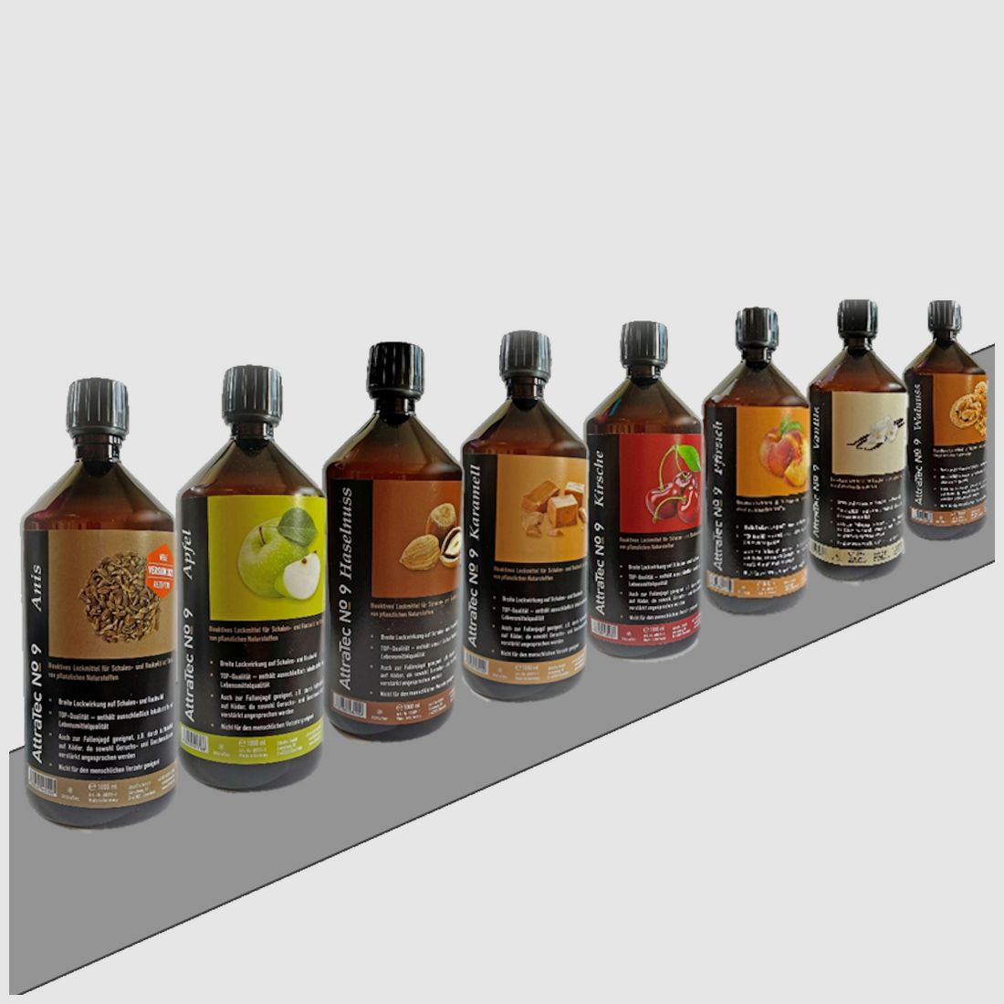 AttraTec No 9 natrliches Lockmittel 1000 ml verschiedene Geschmacksrichtung