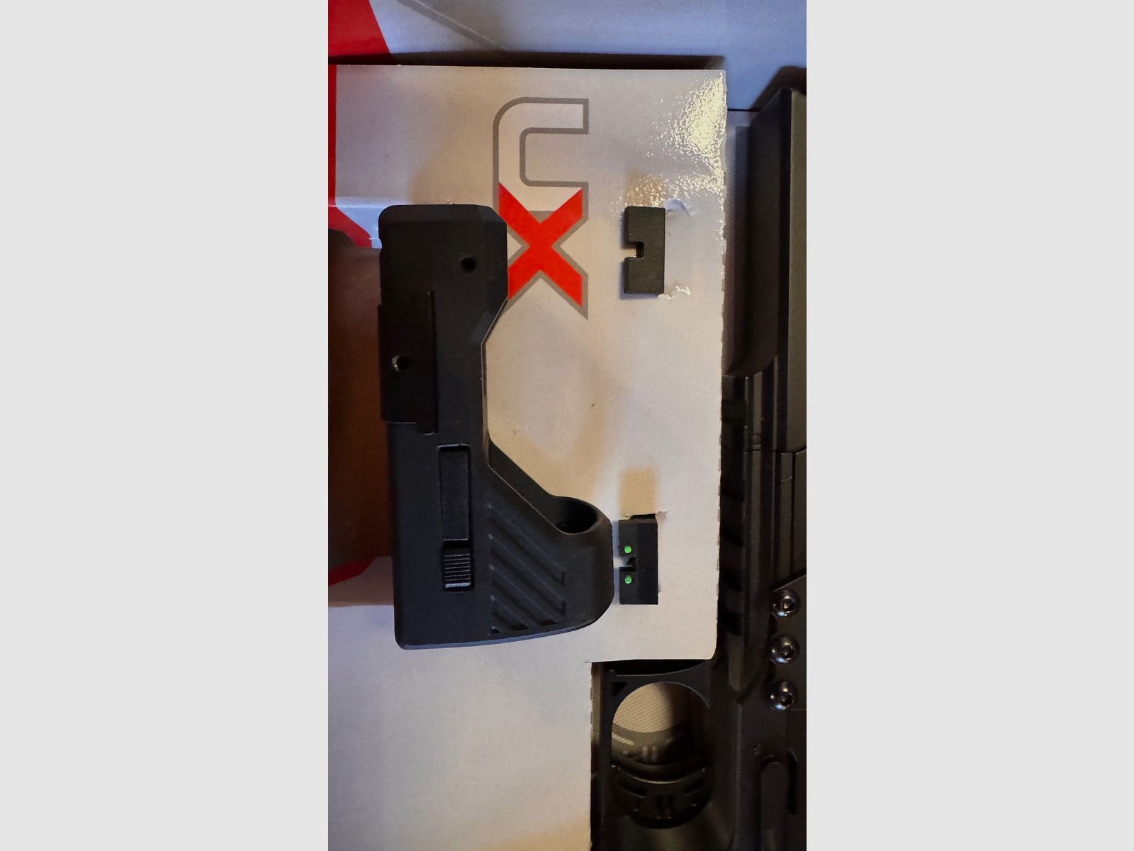 Umarex Ux Racegun BB Airgun Pistole + Red Dot & Fibre Optics + ca 1000 4.5mm BB