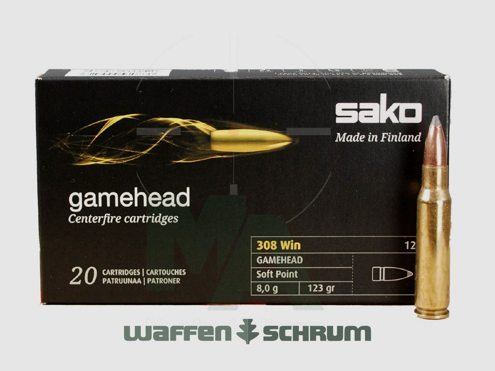 Sako Gamehead SP 8,0g - 123gr .308Win