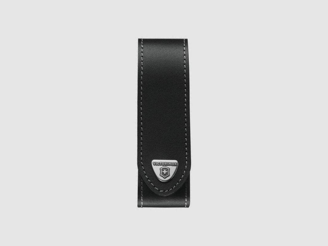 VICTORINOX zwart leren etui om op te bergen