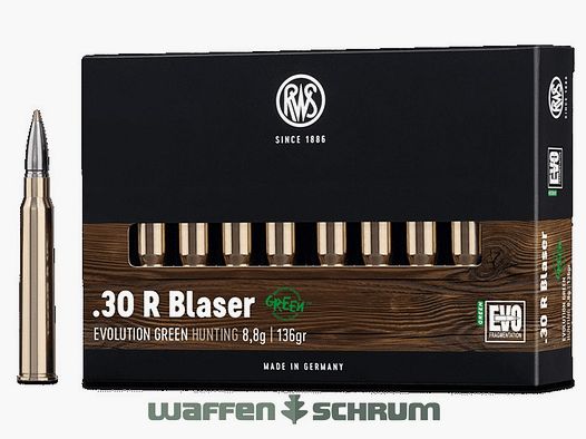 RWS Evo Green 8,8g - 136gr .30RBlaser