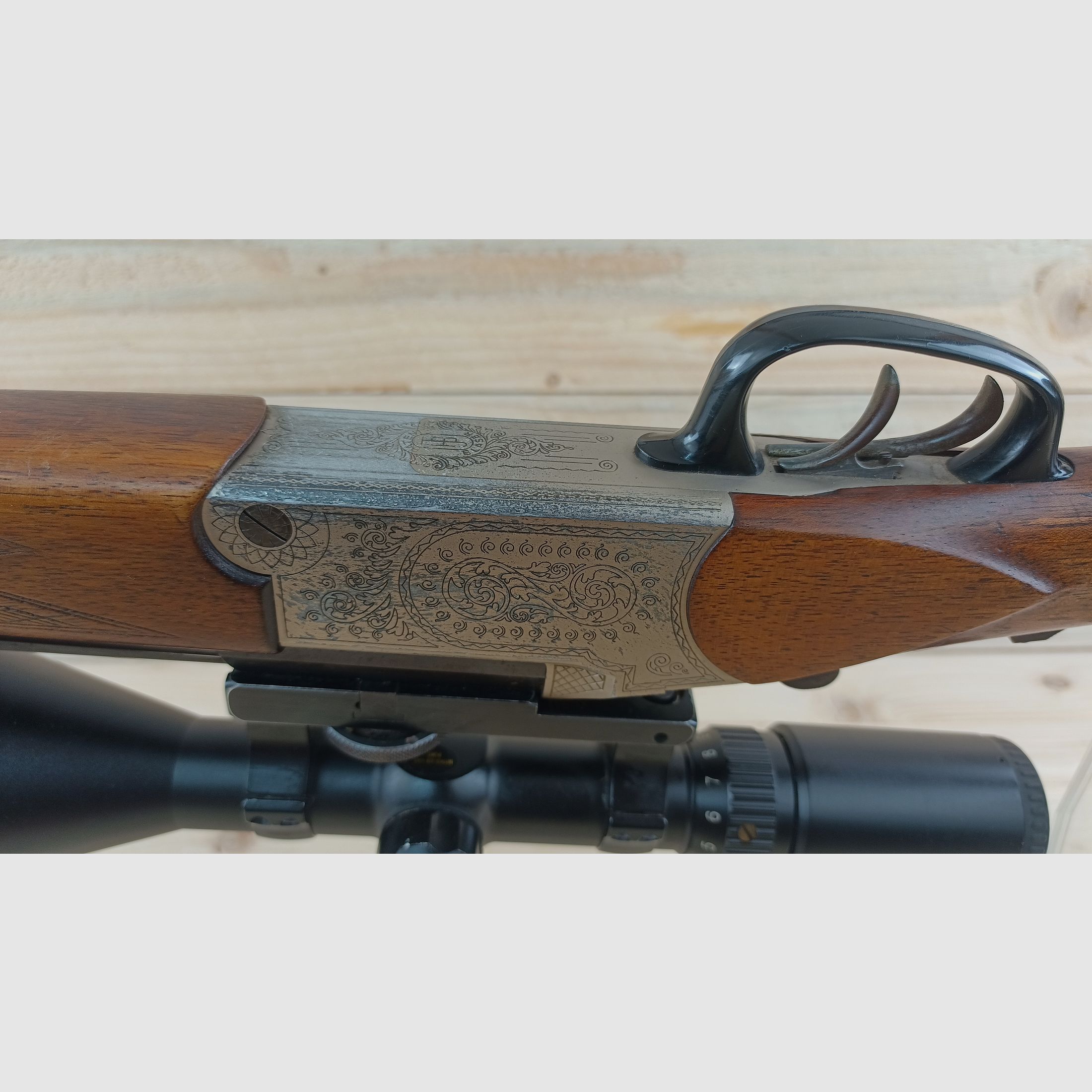 Blaser Bockbüchsflinte, Kal. 7x57R; 16/70 *Handspanner & Dontop Optik*