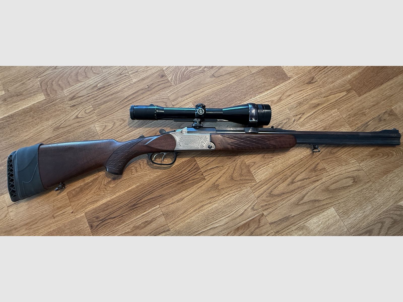 Blaser Bergstutzen z wymiennym lufą – 7×65R / .222 Rem + .22 WMR / 12/70