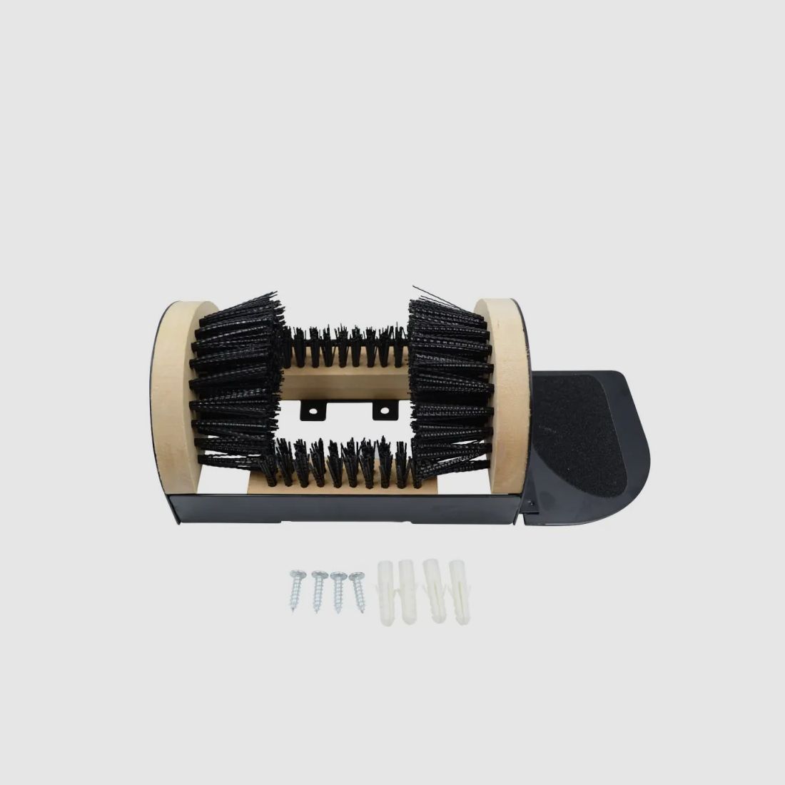 Gratte bottes 4 brosses nylon rigide 23x15cm + repose bien, image 2 sur 13