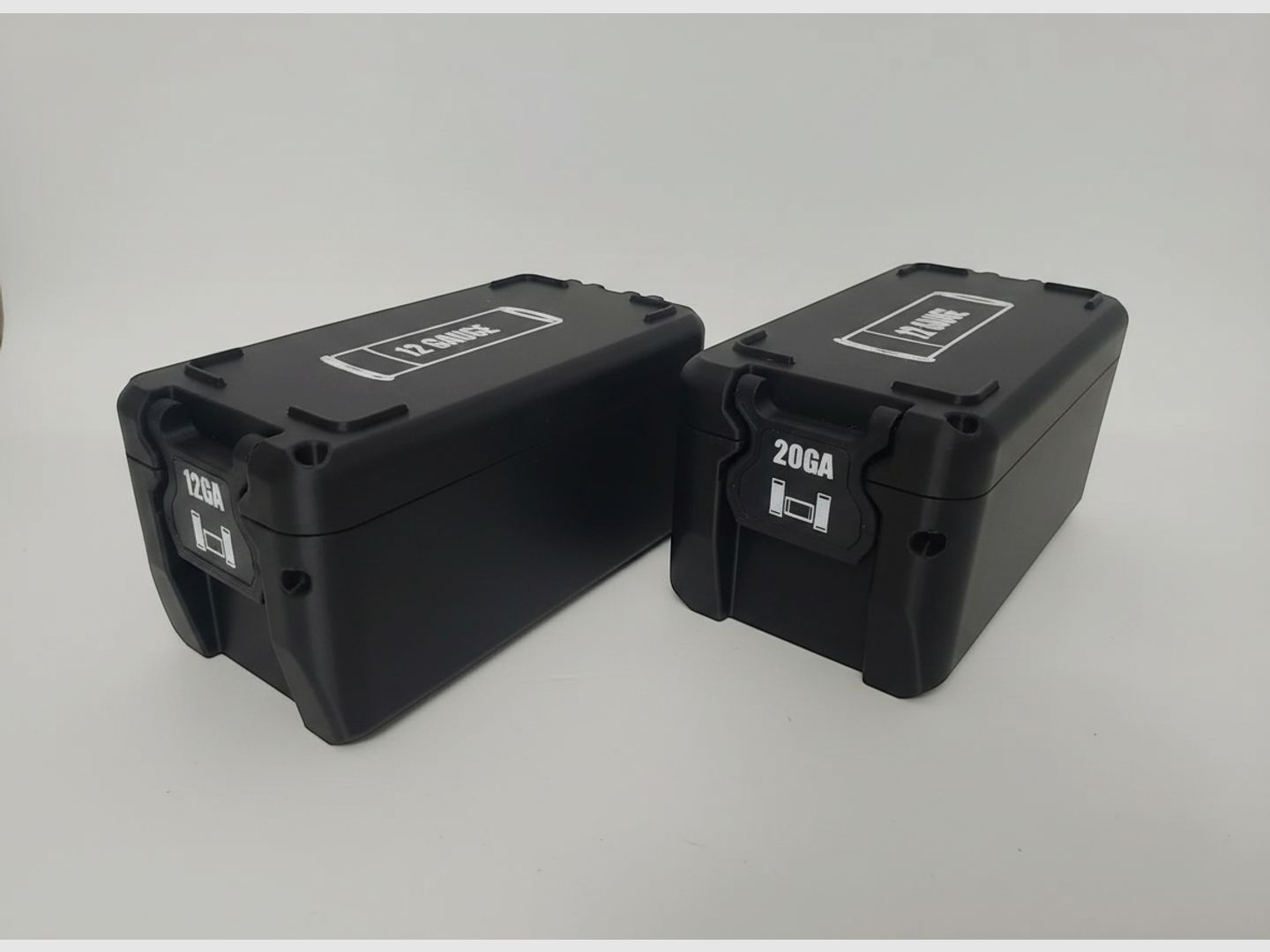 Filamelt Munitionsbox / 20 Gauge / 'Klapp- / Rastdeckel' / Patronenbox, Ammo Box