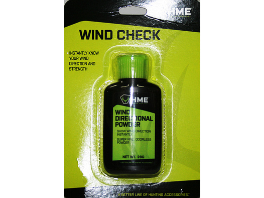 HME Wind Chek / Wind-Indikator / Windprüfer | mit Talkum Puder > schnell, zuverlässig, geruchlos!