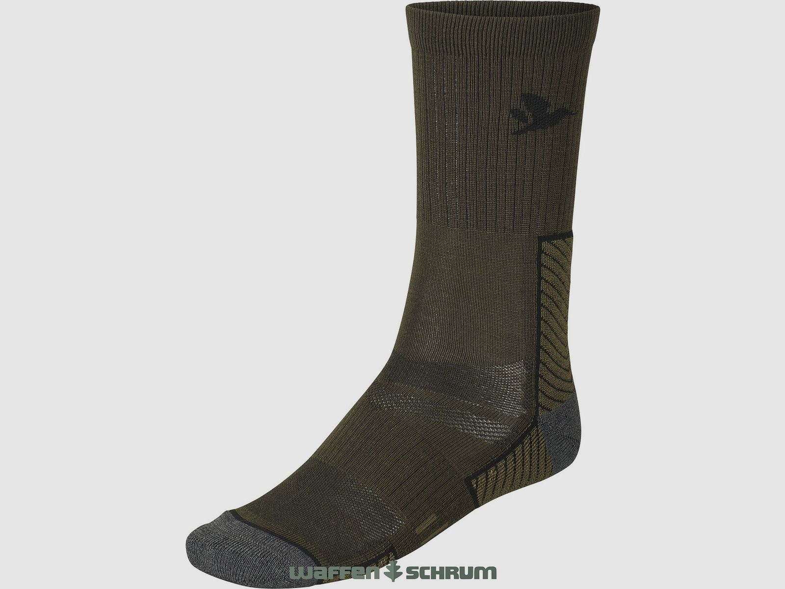 Seeland Socke Field Merino 2er Pack Pine Green/ Military Olive