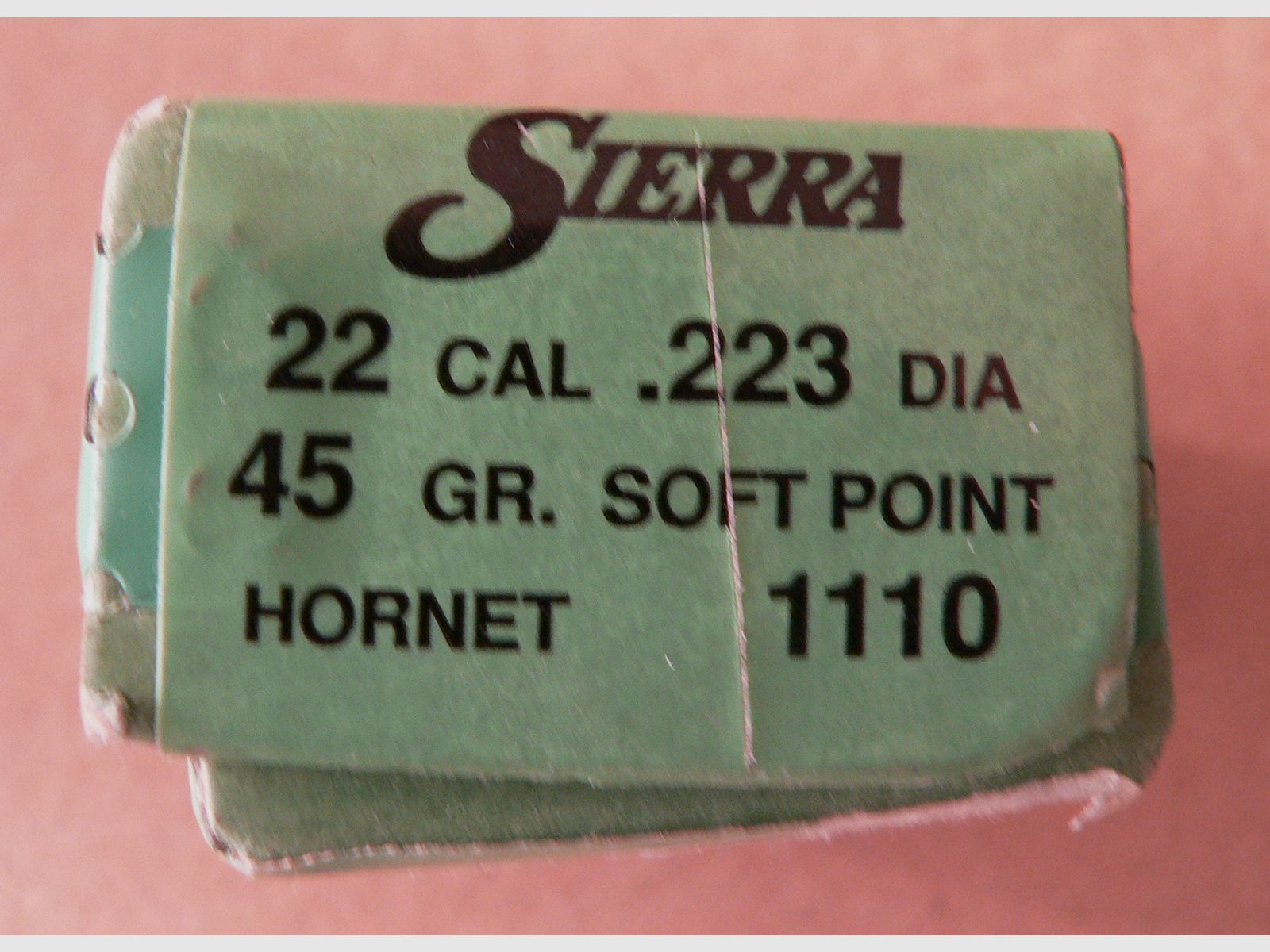 Sierra proyectiles 22 cal.  223 DIA  45 gr SP Varminter