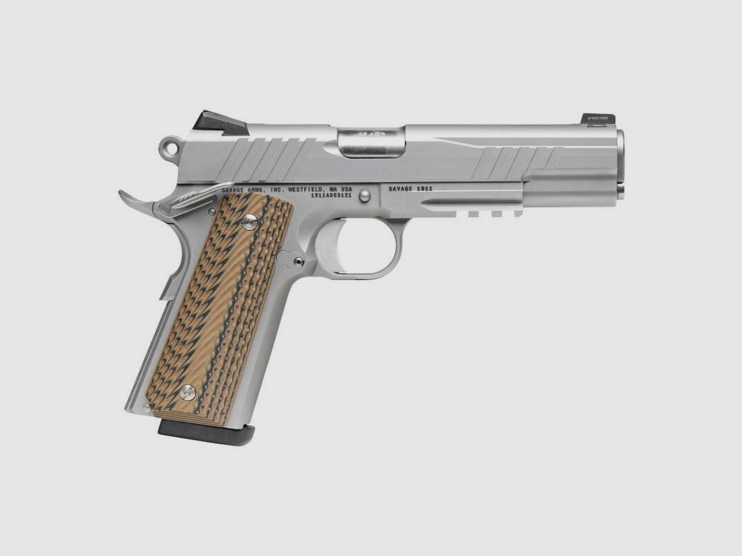 Pistole SAVAGE 1911 STAINLESS STEEL, Bild 1 von 2