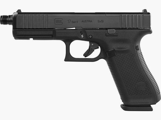 Glock pistool G17 Gen5 MOS FS 9 mm Luger 4,5" / 11,4 cm M13,5x1 links, standaard