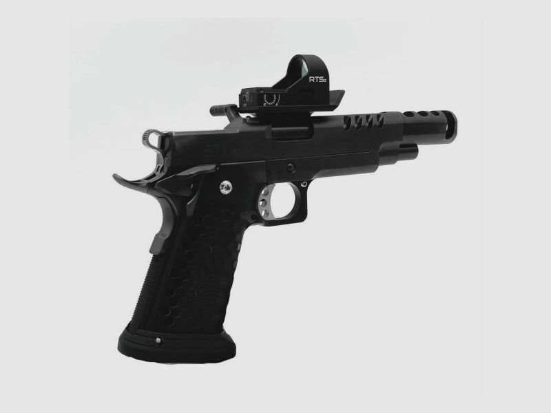 STP by Prommersberger Pistole Mod. MonoComp -4.15 HexGrip 9mmLuger