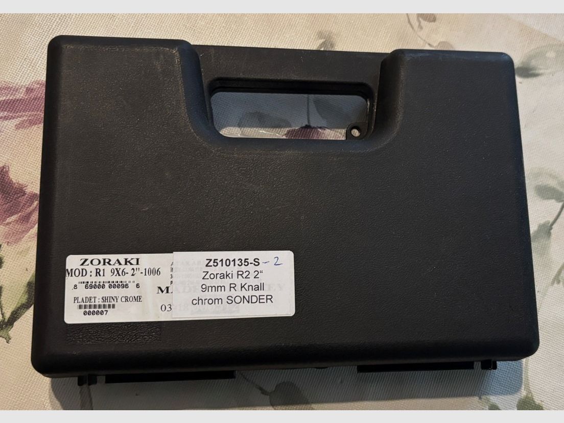 Zoraki R2 2 Zoll chrom Schreckschussrevolver PTB 1006