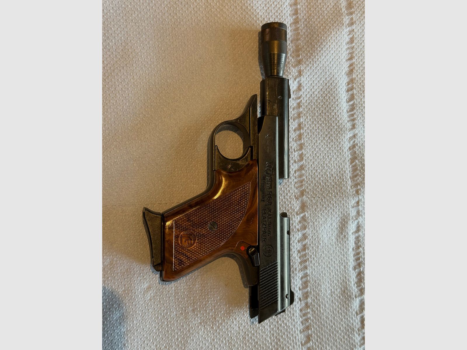 Röhm RG 8 – Schreckschusspistole im Kaliber 8mm (PTB 412)