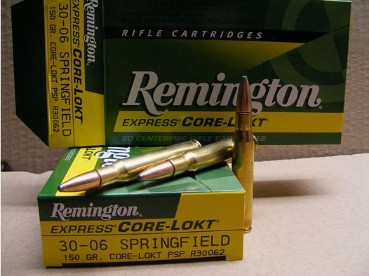 .30-06/150grs PSP Remington Core-Lokt spitz 100 Stk. #R30062#