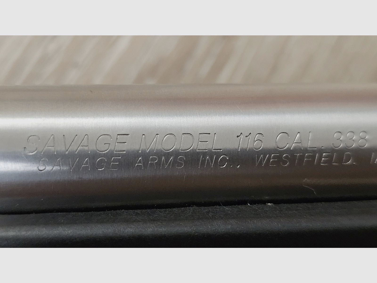 Savage Mod. 116 repeating rifle Cal .338 WinMag with swivel mount (for 30mm tube)